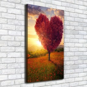 Tablou canvas Copac inima