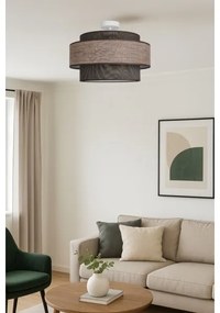 Plafonieră GRACE 1xE27/60W/230V maro/bej