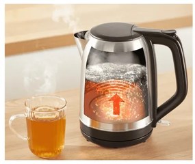 Fierbător de apă Tefal SUBITO 1,7l 2400W/230V oțel inoxidabil/negru