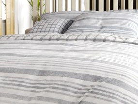 Lenjerie din bumbac Renforcé LINKY gri Dimensiune lenjerie de pat: 70 x 90 cm | 140 x 220 cm