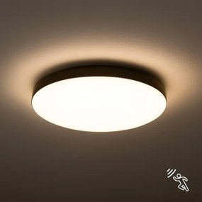 LED plafonieră baie MAYA LED/13W/230V IP44 negru cu senzor