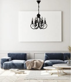 Lustră pe lanț VINCENT 6xE14/40W/230V