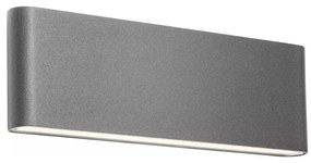 Redo 90452 - Aplica LED de exterior KLIPPE, 24W/230V, IP54, antracit