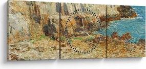 Tablou - Childe Hassam, A North East Headland, reproducere (cu ceas) (90x30 cm)