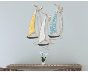 Decorațiune de perete din metal 79x98 cm Vela – Mauro Ferretti