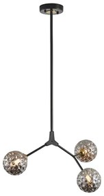 Lustră pe tijă 3xG9/15W/230V gri
