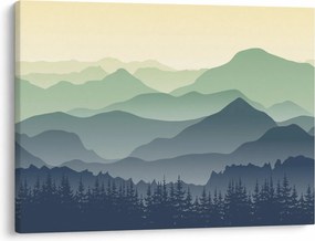 Tablou - Muntele Pădure (70x50 cm)
