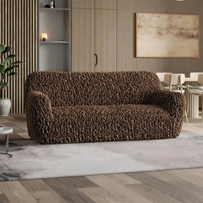 Gaico Huse bielastice VELVET maro fotoliu triplu (l. 170 - 220 cm)