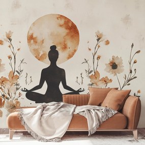 Fototapet - Yoga Portocalie (147x102 cm)