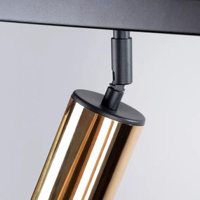 Spot Sollux SL.1387 WINX 4xGU10/10W/230V negru/auriu