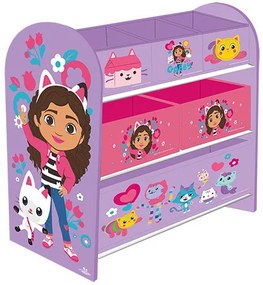 Gabby's Dollhouse Ohana Friends dulap de depozitare 62,5x29,5x60 cm