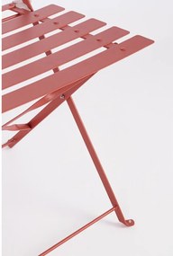 Set de dining pentru grădină teracotă din oțel pentru 2 persoane Austin – Bizzotto