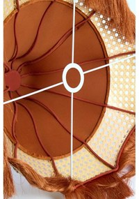 Abajur portocaliu ø 45 cm Mizia – Light &amp; Living