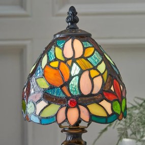 Lampă de masă Tiffany SYLVETTE Endon 64331, 1xE14/40W/230V, Ø 15 cm