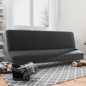 Nueva Textura Huse care se întind foarte bine NIAGARA antracit 2fotoliu cu manere de lemn (l. 130 - 160 cm)