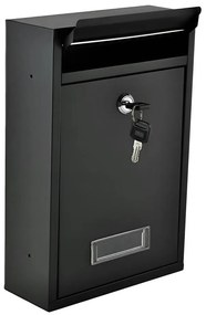 Cutie poștală neagră 21,7x32 cm