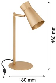 Lampa cu spot directionabil LORD 8874 auriu