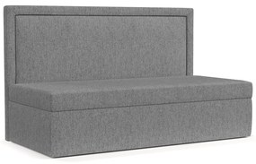 Pat gri tapițat 100x200 cm Scala – Maison de Rêve