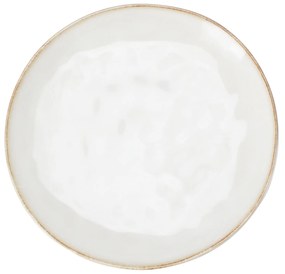 Farfurie desert Evelyn din ceramica, alb, 21 cm