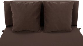 Saltea pliabilă/fotoliu extensibil, 2 in 1, maro Taupe, PELOS