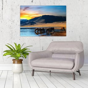 Tablou - Alimentarea cu energie electrică (90x60 cm)