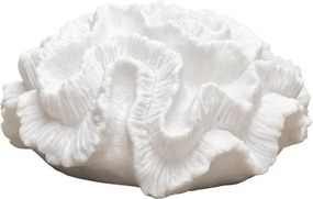 Lampa de masa, alba, din rasina, Agaricial