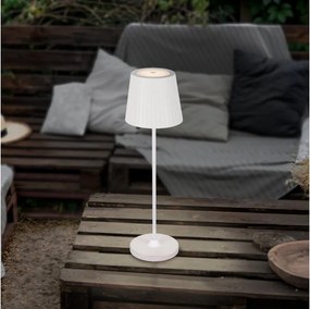 Eglo 75793 - Lampă de masă LED pentru exterior CABOZO, dimabilă, 3,8W/5V, 2000 mAh, IP44, alb