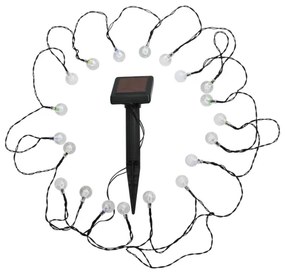 LED RGB lampă solară 20xLED/1,2V 300 mAh IP44