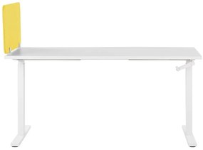 Panou separator birou 72 x 40 cm Walda (galben) . 1076542