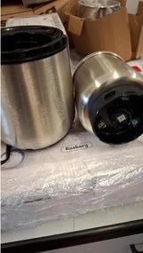 La mâna a doua: Rasnita de cafea cu aparat de spumat lapte First Austria FA-5486-1, 200 W, 70 g, 2 viteze, 2 lame, Inox