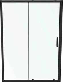 Usa glisanta cu segment fix 140 cm negru mat Ideal Standard Connect 2