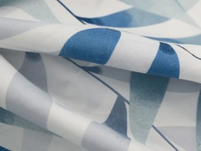 Lenjerie de pat din microfibra KOVENDI albastru-alb Dimensiune lenjerie de pat: 70 x 90 cm | 140 x 220 cm