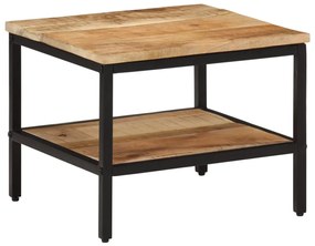 vidaXL Măsuță de cafea, 45x45x35 cm, lemn masiv de mango brut