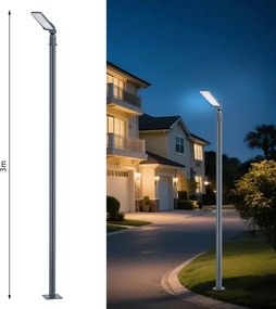 Lampă LED de exterior Brilagi URBANLIGHT, cu stâlp și cablu de 3 m, 50W/230V, antracit, IP65