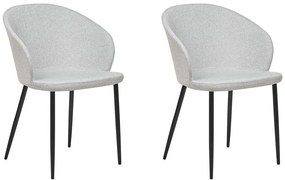 Set 2 buc scaune de sufragerie Masza (gri). 1081290