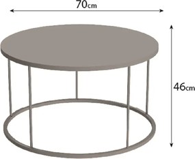 Masuta de cafea Vicenta Homs, seria 440, 25034, 70 cm