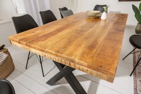Masa design industrial Iron Craft 160cm Mango
