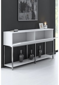 Măsuță consolă Vibubi 1 (alb + argintiu) . 1093381