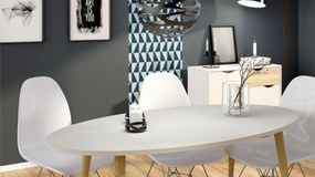 Comoda alba OSLO 75387 cu 1 sertar