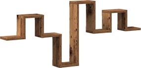 vidaXL Raft de perete Pe perete Lemn vechi 104.5 x 43 x 10 cm