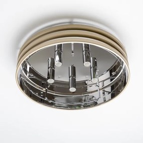 Plafonieră de cristal Brilagi VELURE 5xE14/40W/230V auriu