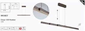 Lustra LED suspendata extensibila Linear Latte