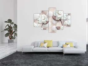 Tablou - Flori de trandafir (150x105 cm)