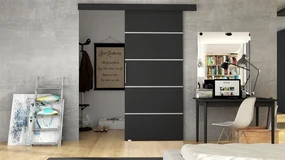 Uși culisante Ravina 70 III (Negru). 1060382