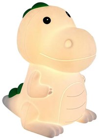 Lampă de veghe pentru copii LED RGB reîncărcabilă, cu dimmer, 2,5 W / 5 V, 3000 K, 1200 mAh, dinozaur