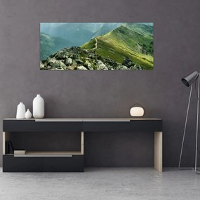 Tablou - Peisaj montan (120x50 cm)