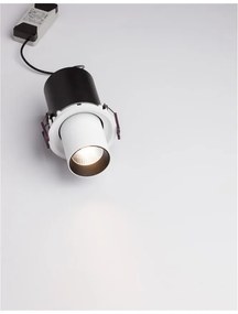 Spot LED incastrabil ajustabil design modern PIN alb
