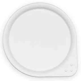 Cutie depozitare baie Brabantia MindSet Mineral 1005687, Baza antiderapanta, Finisaj mineral, Alb