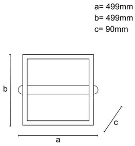 Plafonieră LED dimabilă LED/60W/230V 3000-6500K + telecomandă
