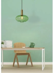 Lustră pe cablu MALOTO 1xE27/40W/230V d. 30 cm verde Lucide 45386/30/33